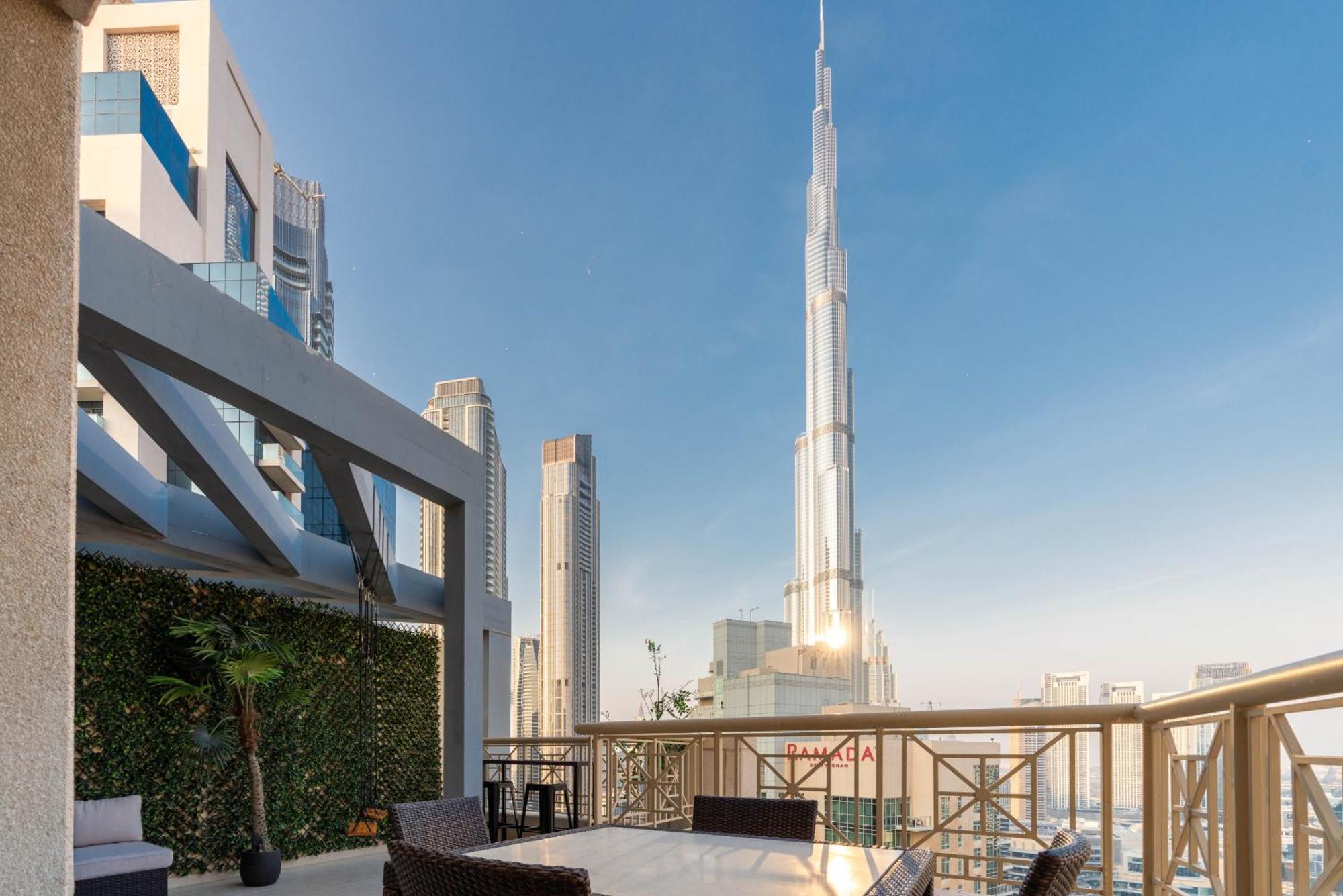 Luxury 2Br Downtown Apt With Burj Khalifa Views Dubai Eksteriør bilde